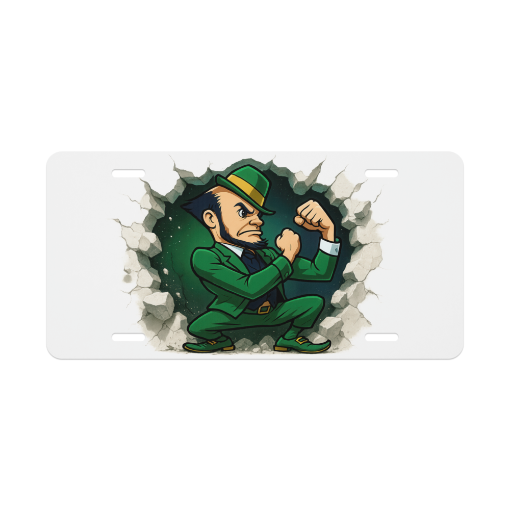 Notre Dame Fighting Irish License Plate Car Tag | Metal Front Plate for Fans