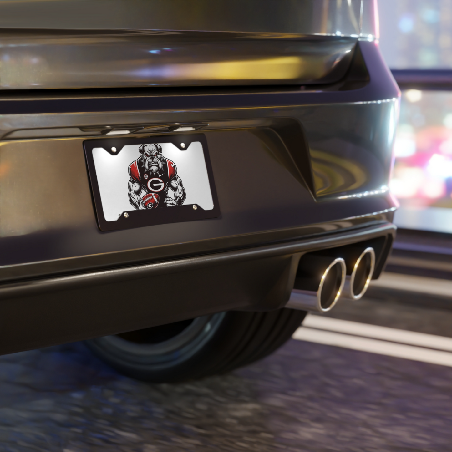 Georgia Bulldogs License Plate | 6"x12" Aluminum Car Tag | Plate for Fans UGA