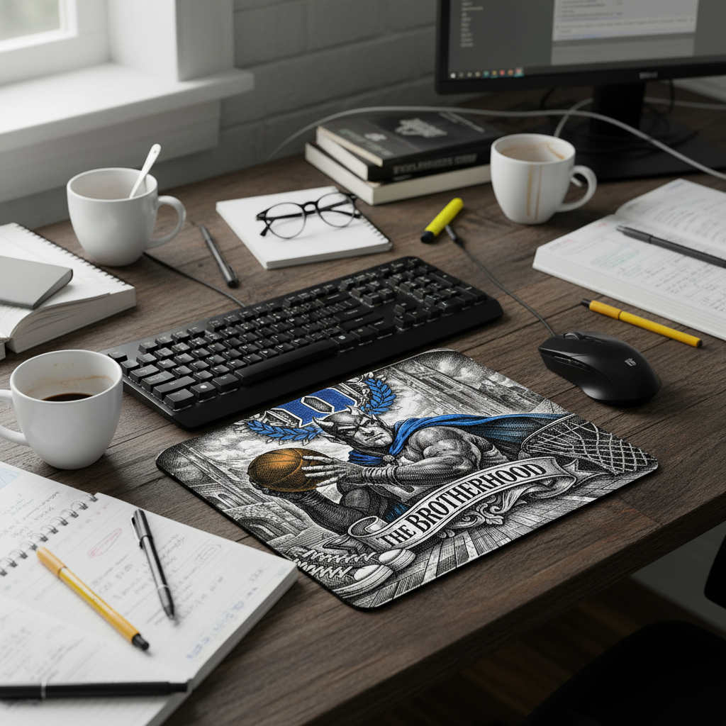 Duke Blue Devils Mousepad The Brotherhood Basketball NCAA Gaming Desk Mat NEW