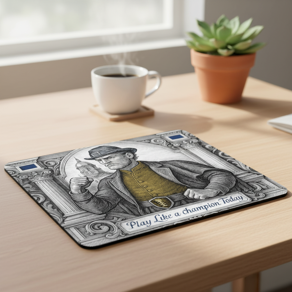 Notre Dame Fighting Irish Mouse Pad 9.5"x8" | Fan Gift - Desk Accessory