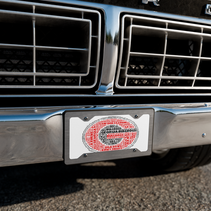 Georgia Bulldogs Words License Plate | UGA Dawgs G Pride Tag