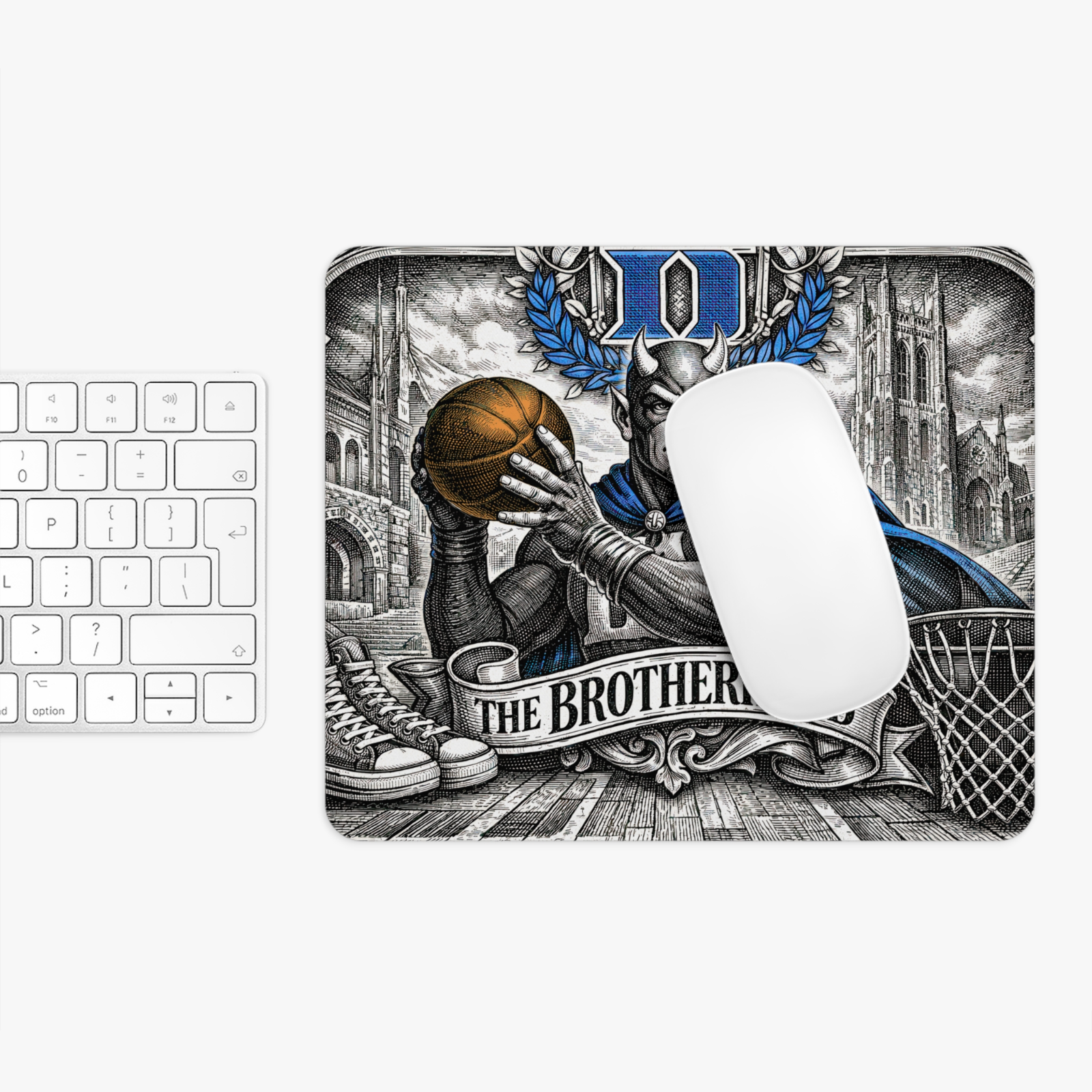 Duke Blue Devils Mousepad The Brotherhood Basketball NCAA Gaming Desk Mat NEW