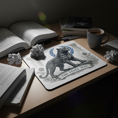 Georgia State Panther Mouse Pad 9.5"x8" Pounce Fan Gift - Desk Accessory