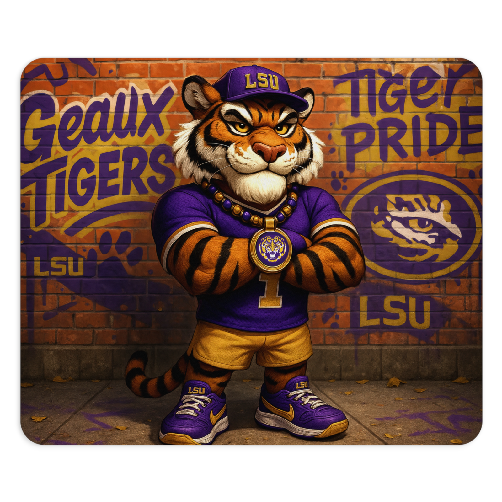 LSU Geaux Tigers Fan Mouse Pad – Desk Accessory for Ultimate Pride | 9.5"x8"