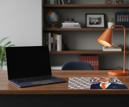 Auburn Tiger Mouse Pad 9x7.5" – Southern Fan Desk Mat, Non-Slip & Waterproof Gif