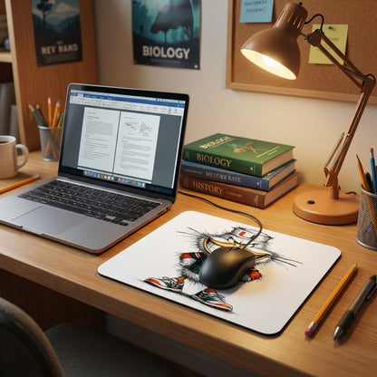 Sebastian the Ibis Sketch Art Design The U Desk Mat