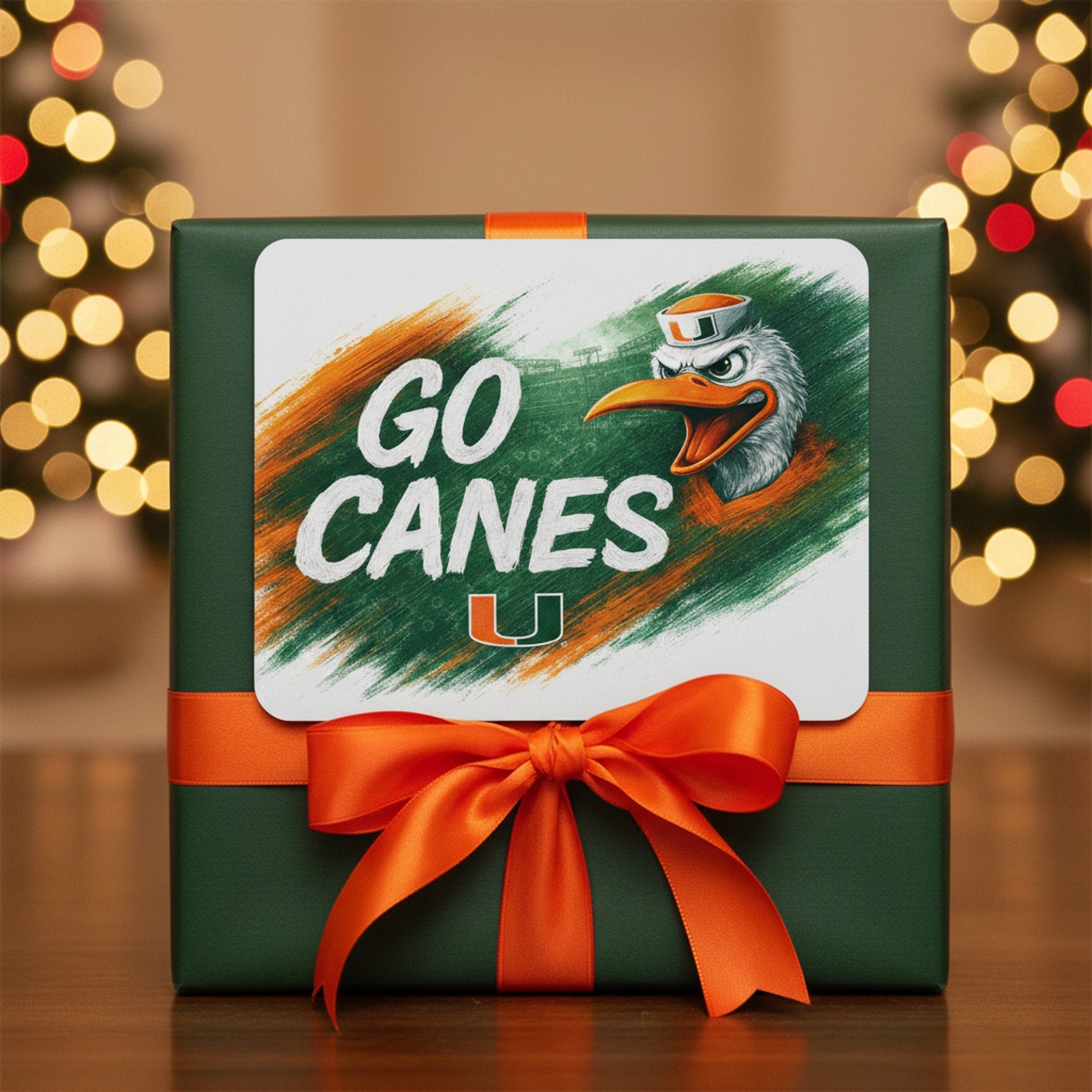 Miami Hurricanes Mouse Pad Sebastian Ibis Go Canes Office Desk Accessory