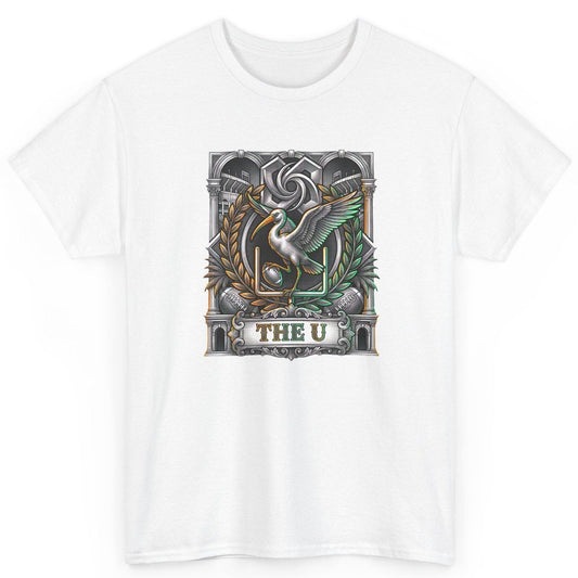 Graphic 'The U' Football T-Shirt - Hurricanes Football Fan Design