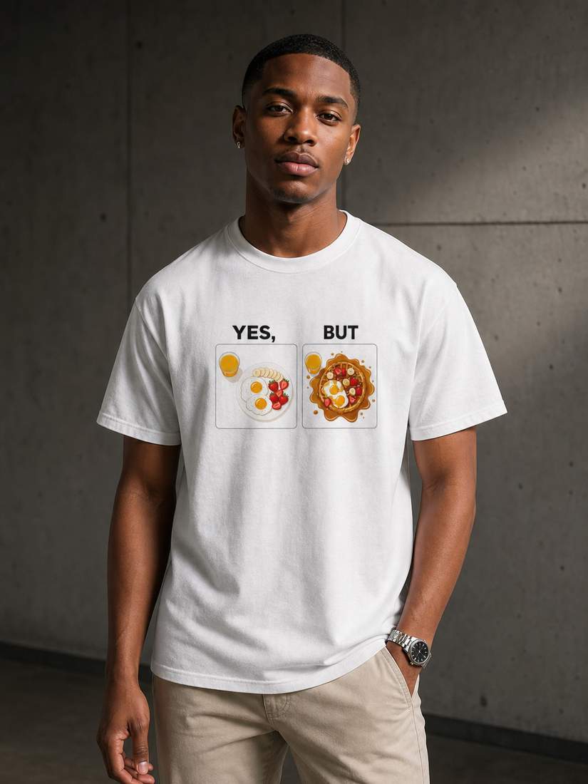 Funny Breakfast Meme Food Lover Graphic T Shirt