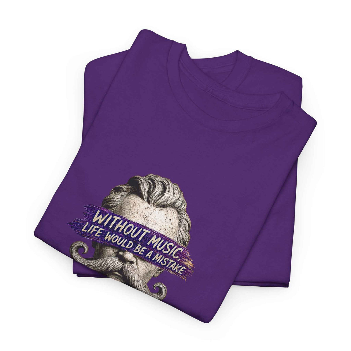 Nietzsche Music Quote Graphic Unisex Cotton T-Shirt