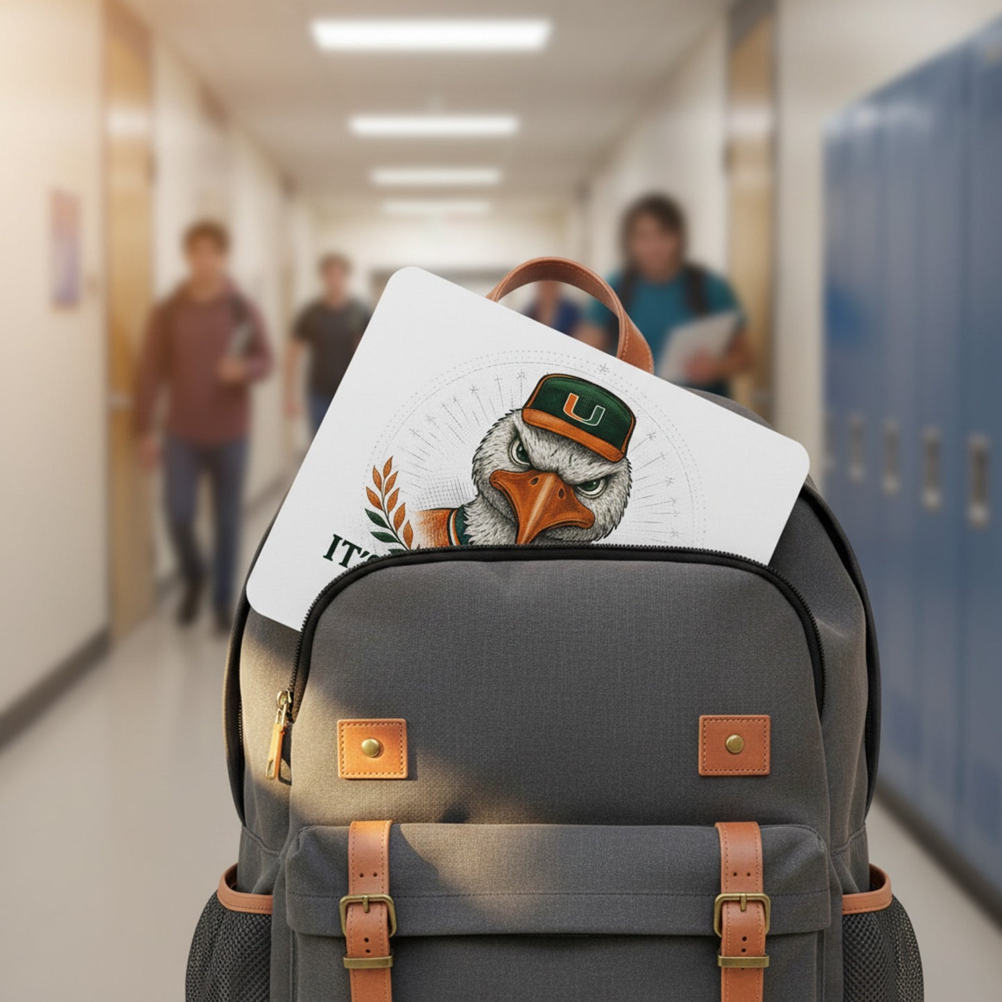 Miami Hurricanes 9.5x8 Mouse Pad Sebastian Ibis Logo Computer PC Gaming Desk Mat