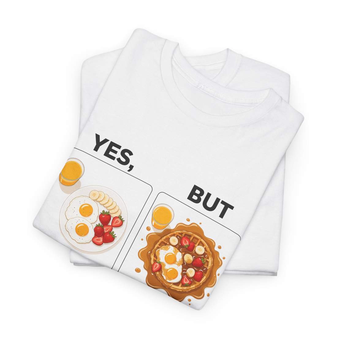 Funny Breakfast Meme Food Lover Graphic T Shirt