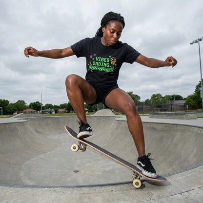 Vibes Loading T-Shirt Pixel Art Tee Funny Meme Shirt Teen Graphic Top - Beyond Lines