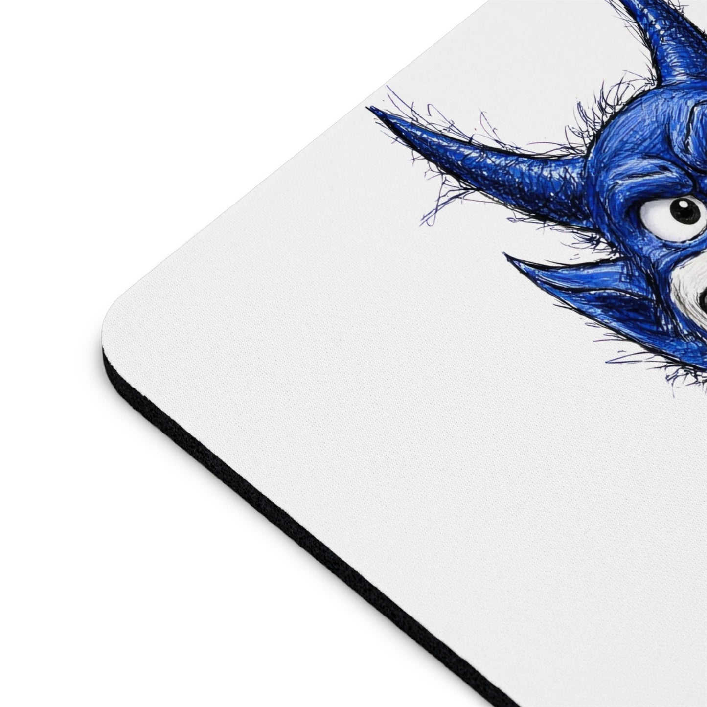 Blue Devils Mouse Pad Sketch Art Design Non - Duke Fan Gear