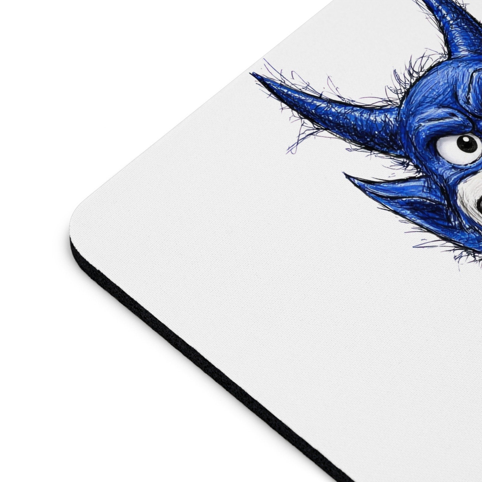 Blue Devils Mouse Pad Sketch Art Design Non - Duke Fan Gear