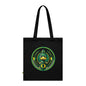 Oregon Ducks Mascot Black Canvas Tote Bag - University Inspired Cotton Shopper