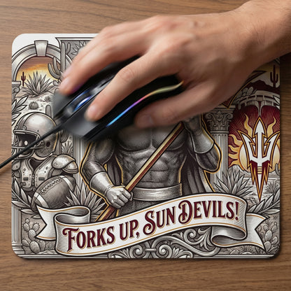 Spartans Warrior Mouse Pad - Green & White East Lansing Desk Mat