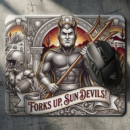 Spartans Warrior Mouse Pad - Green & White East Lansing Desk Mat