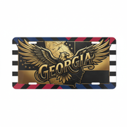 Georgia State License Plate Golden Eagle Novelty Metal Auto Tag Patriotic Decor 6x12 Inch - Beyond Lines