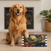 Georgia State License Plate Golden Eagle Novelty Metal Auto Tag Patriotic Decor 6x12 Inch - Beyond Lines