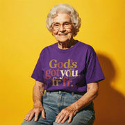 God’s Got You, fr fr – Retro Typography Unisex T-Shirt - Beyond Lines