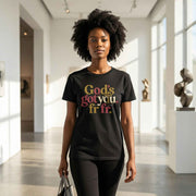 God’s Got You, fr fr – Retro Typography Unisex T-Shirt - Beyond Lines