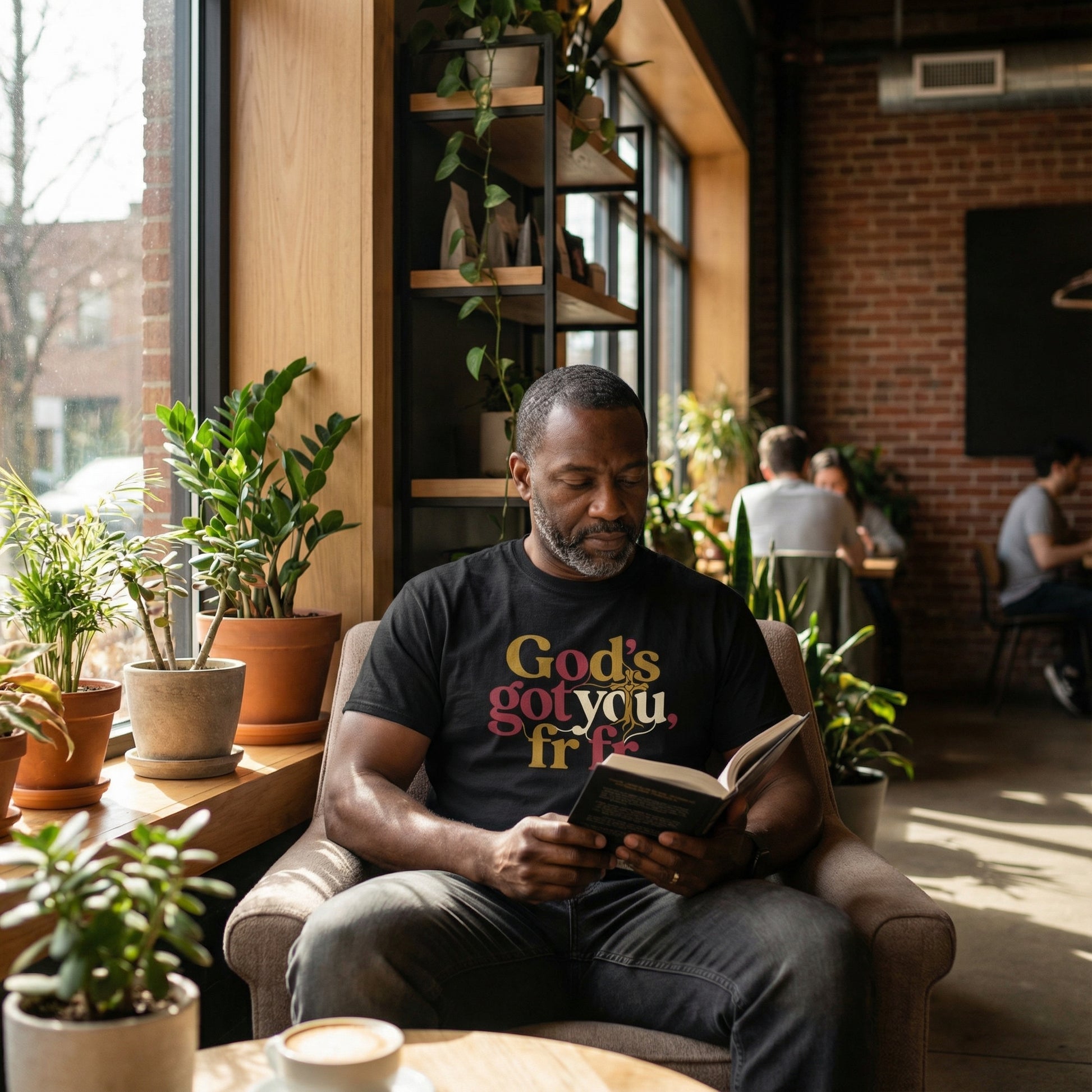 God’s Got You, fr fr – Retro Typography Unisex T-Shirt