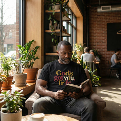 God’s Got You, fr fr – Retro Typography Unisex T-Shirt