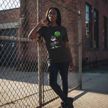 Patriotic Oregon Duck T-Shirt - USA Sunglasses & Green Balloon Graphic Tee