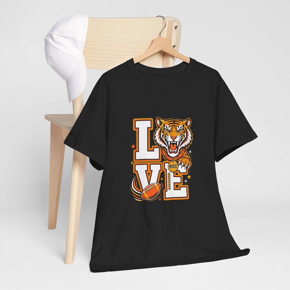 LSU Tigers Love Football Fan T-Shirt