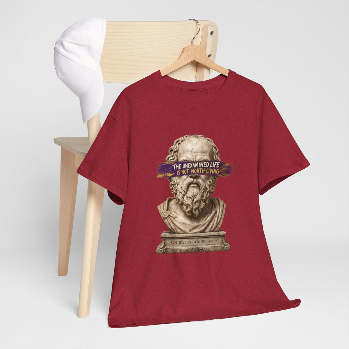 Socrates Philosophy Quote T-Shirt – Inspirational Literary Graphic Tee