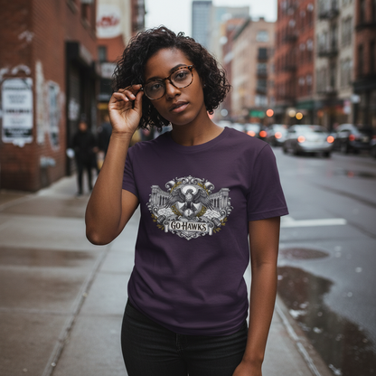 Go Hawks Eagle T-Shirt - Vintage Style Team Tee