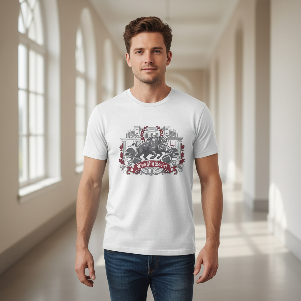 Razorbacks Stadium T-Shirt - Hog Fan Apparel