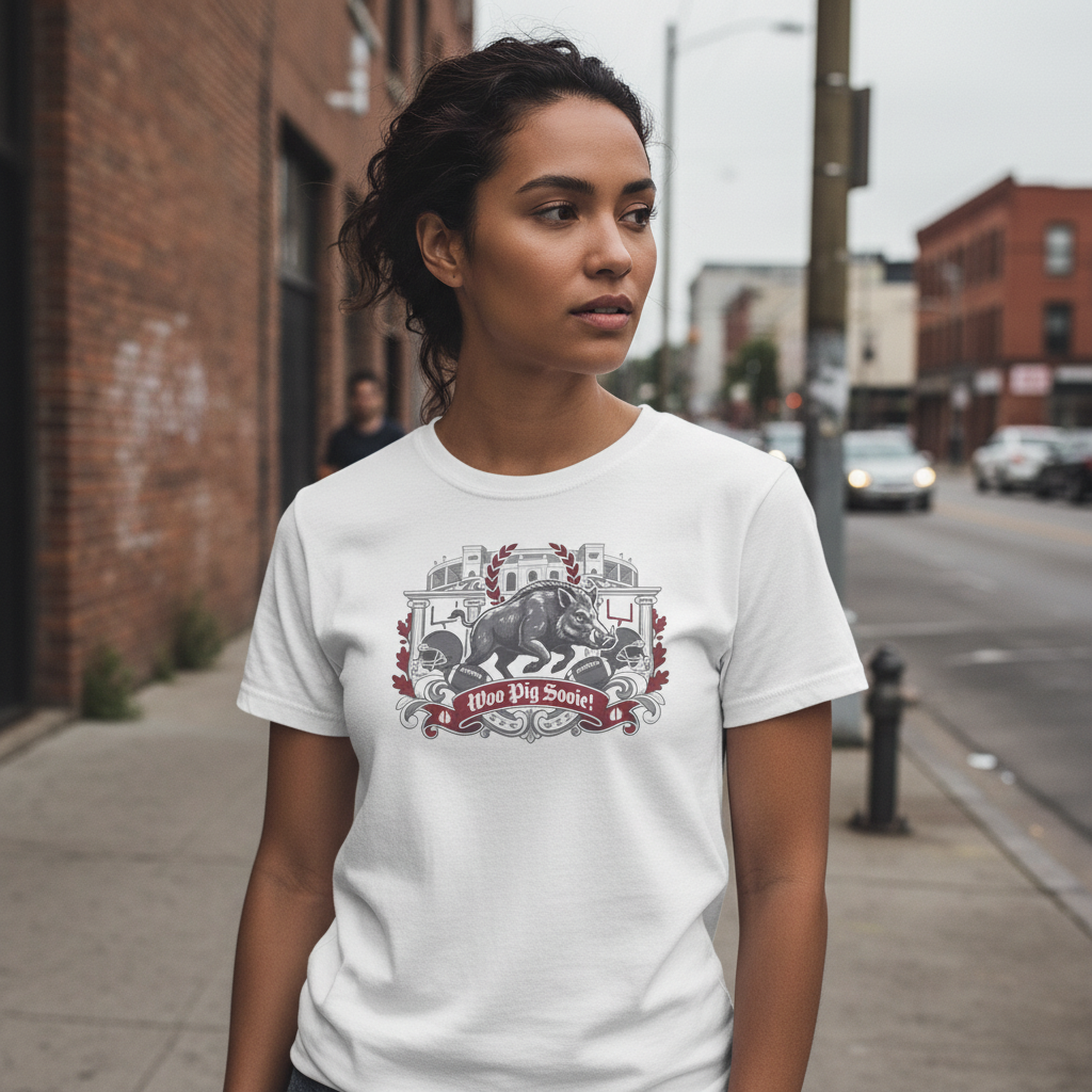 Razorbacks Stadium T-Shirt - Hog Fan Apparel