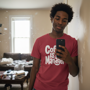 Coffee Is My Manager Funny T-Shirt - Beyond Lines