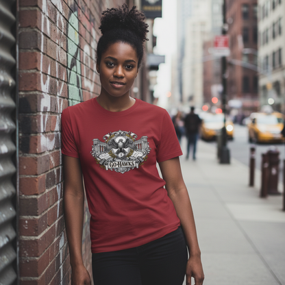 Go Hawks Eagle T-Shirt - Vintage Style Team Tee