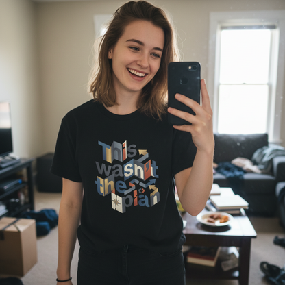 This Wasn't The Plan T-Shirt - Abstract Graphic Tee