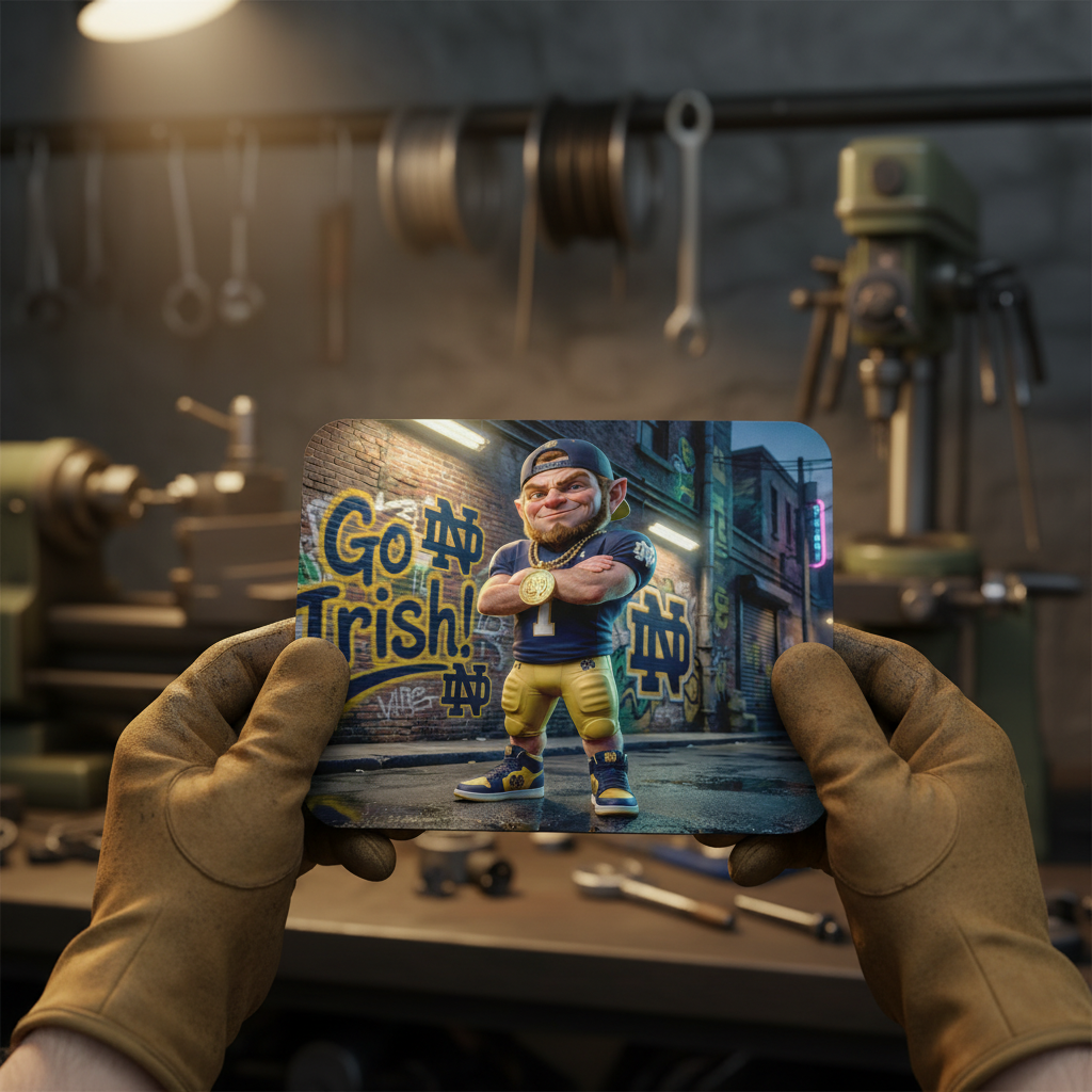 Notre Dame Fighting Irish Mouse Pad 9.5"x8" | Vintage Notre Dame Fan Desk Mat