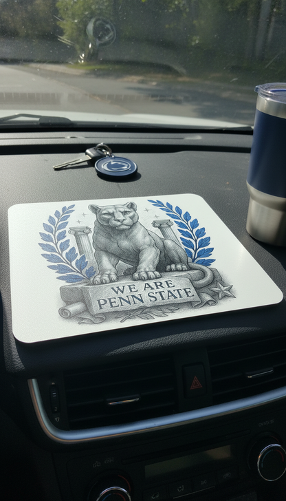 College Spirit Nittany Fan Mouse Pad Neoprene Non-Slip Base, 9.5x8 Nittany Lion