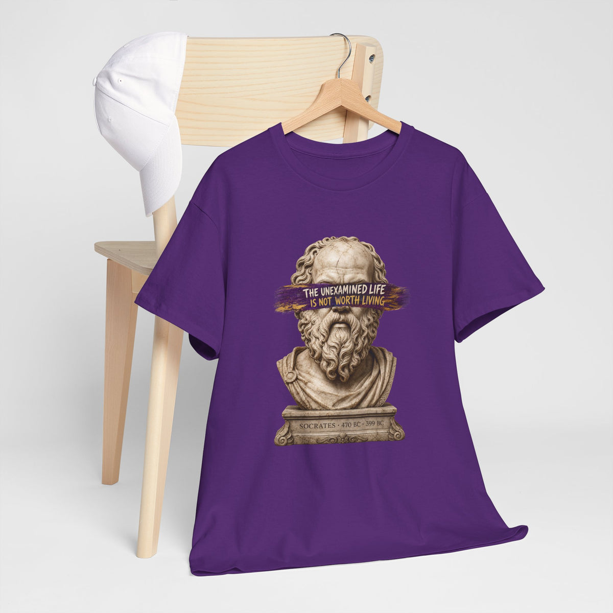 Socrates Philosophy Quote T-Shirt – Inspirational Literary Graphic Tee