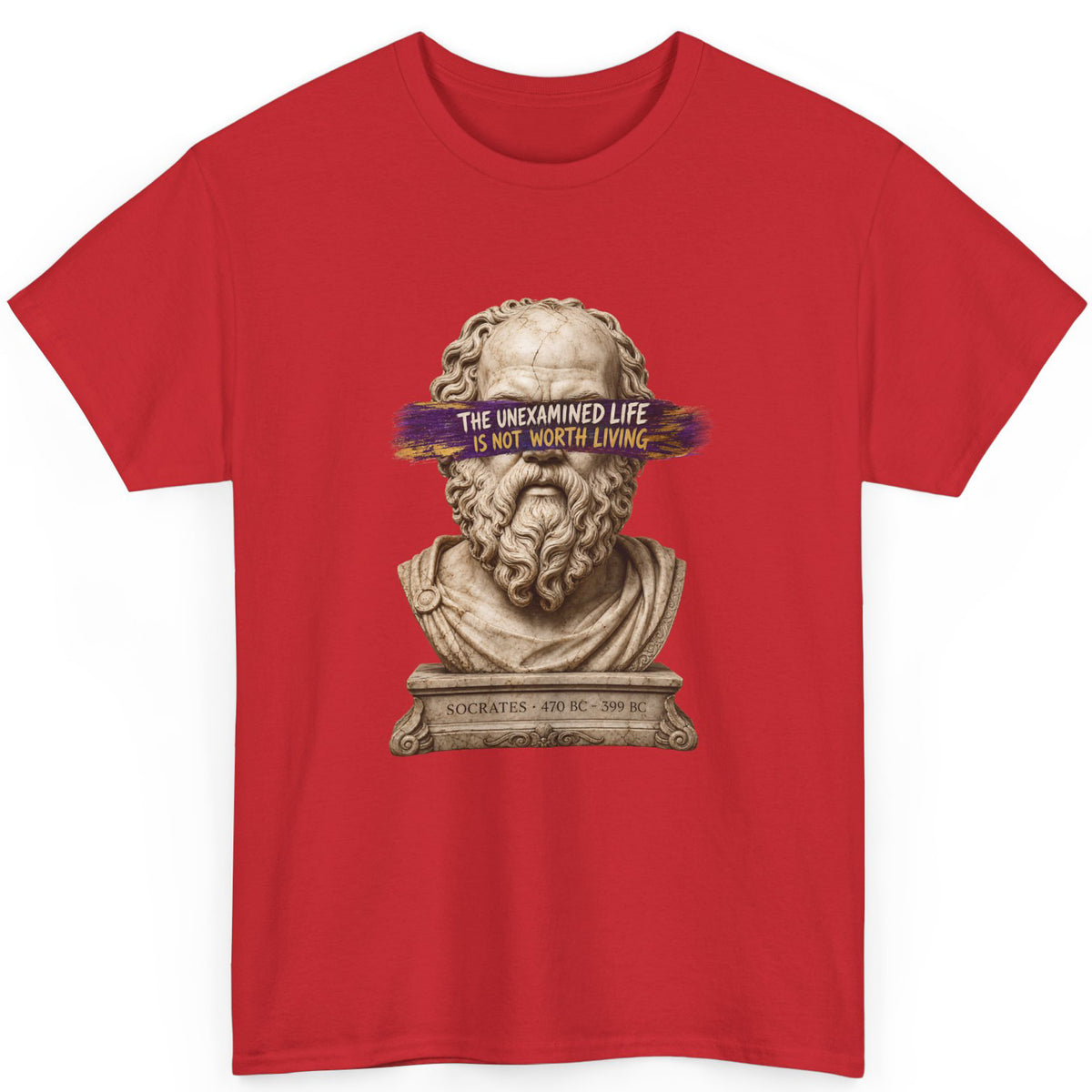 Socrates Philosophy Quote T-Shirt – Inspirational Literary Graphic Tee