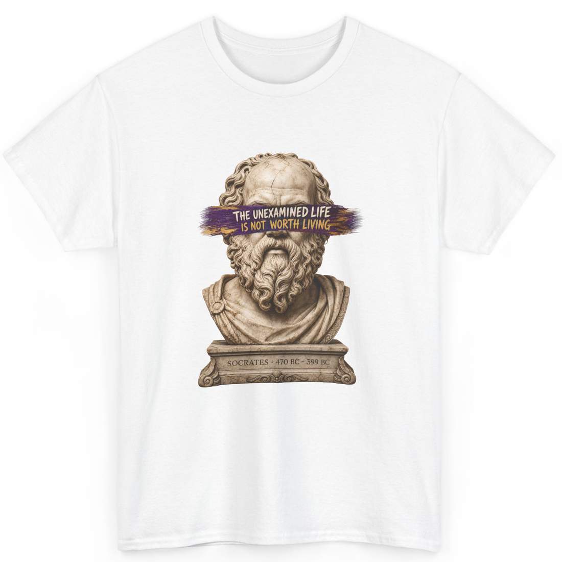Socrates Philosophy Quote T-Shirt – Inspirational Literary Graphic Tee