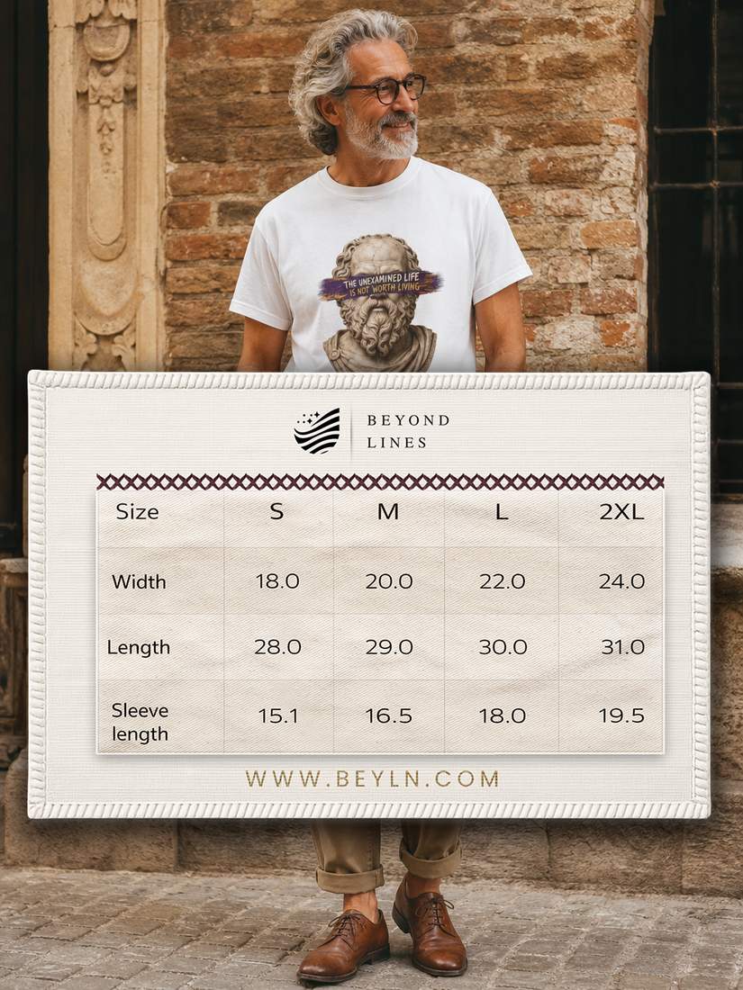 Socrates Philosophy Quote T-Shirt – Inspirational Literary Graphic Tee