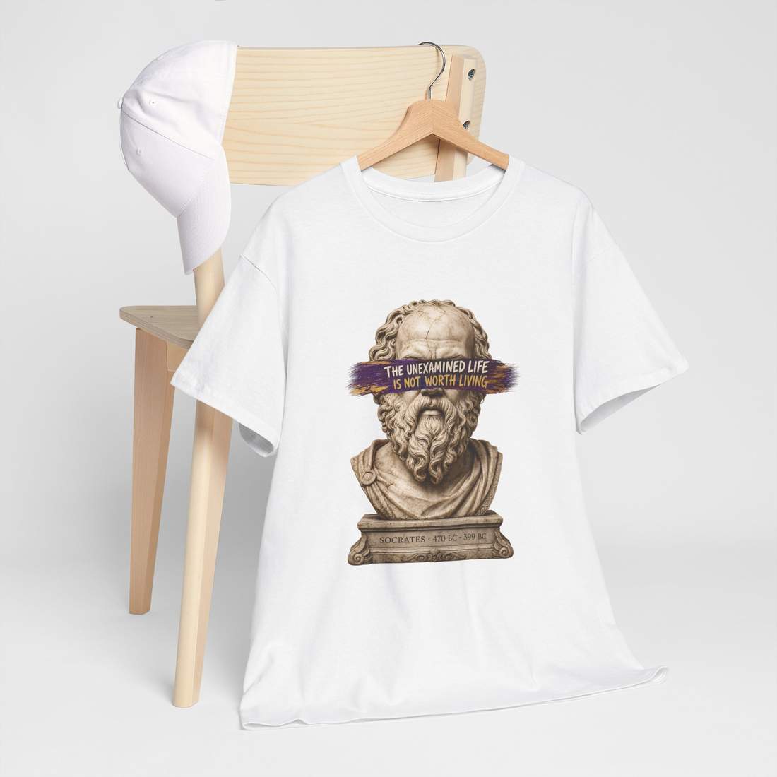 Socrates Philosophy Quote T-Shirt – Inspirational Literary Graphic Tee