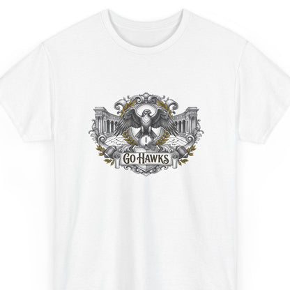 Go Hawks Eagle T-Shirt - Vintage Style Team Tee