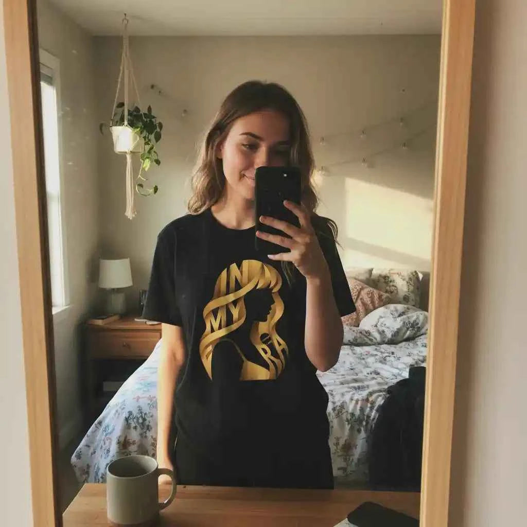 In My Era Graphic T-Shirt - Gold Silhouette Concert Tee
