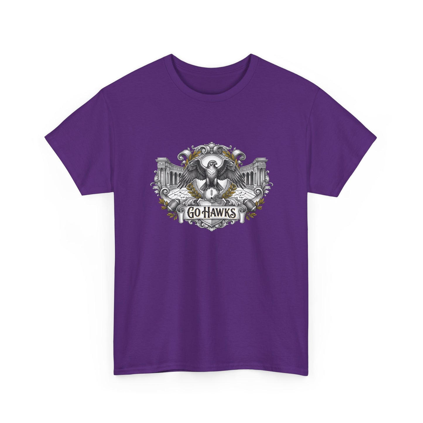 Go Hawks Eagle T-Shirt - Vintage Style Team Tee