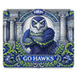 Seattle Football Eagle Mouse Pad - Go Hawks Desk Mat - Blue & Green - Beyond Lines