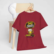 Funny Dad Jokes Loading T-Shirt, Beer Graphic Humor Tee, 100% Cotton Unisex