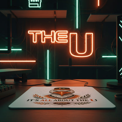 Miami Hurricanes 9.5x8 Mouse Pad Sebastian Ibis Logo Computer PC Gaming Desk Mat